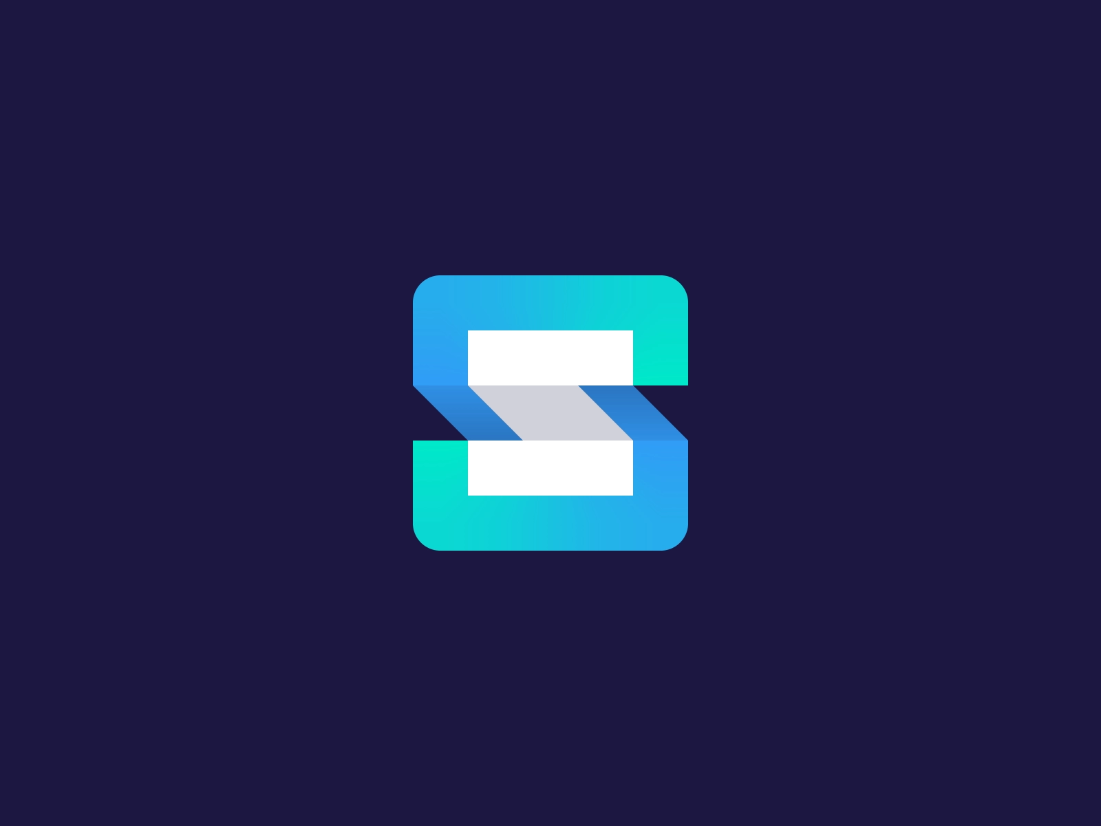 S Logo Concept lettering origami isometry 3d logo fold transaction tra.webp