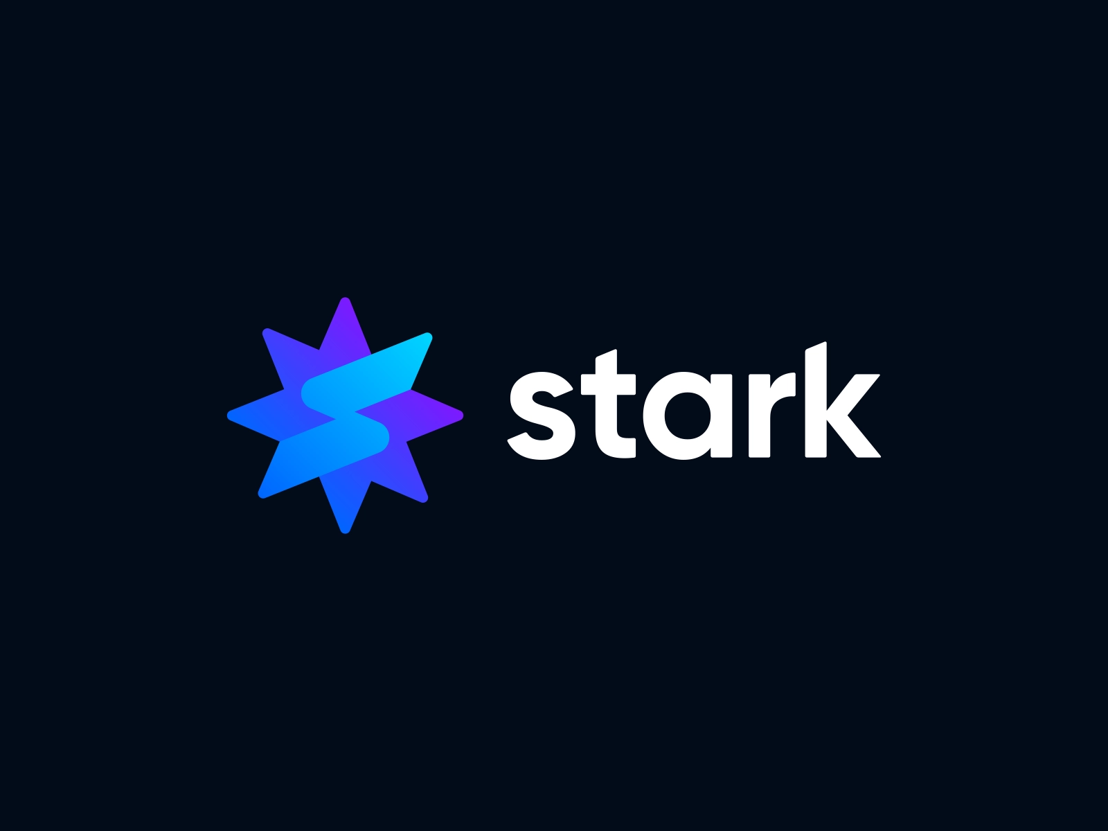 Stark Logo Concept app icon branding identity star spark bolt lightnin.webp