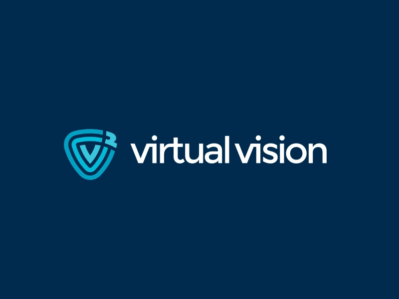 Virtual Vision logo lines ripples data information cloud vr virtual tr.webp