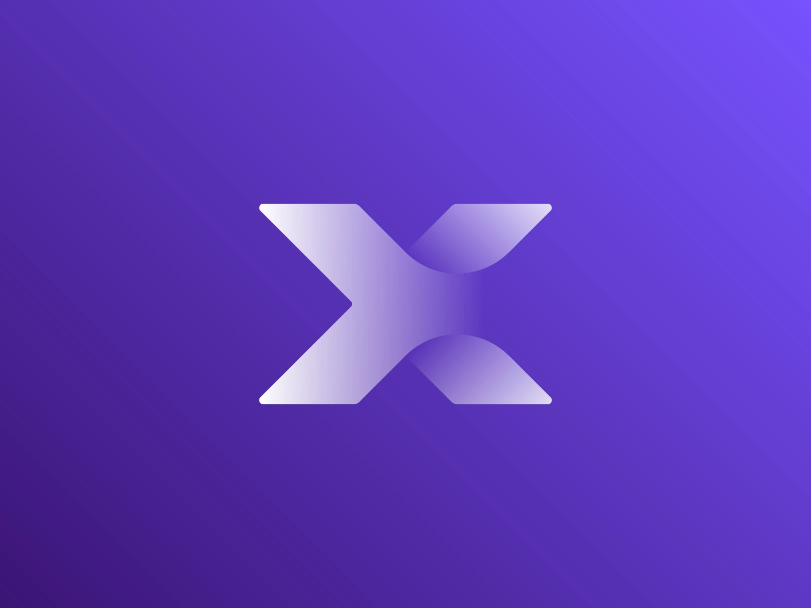 X Letter + Arrow Unused Logo Concept for sale unused hug junction cros.webp