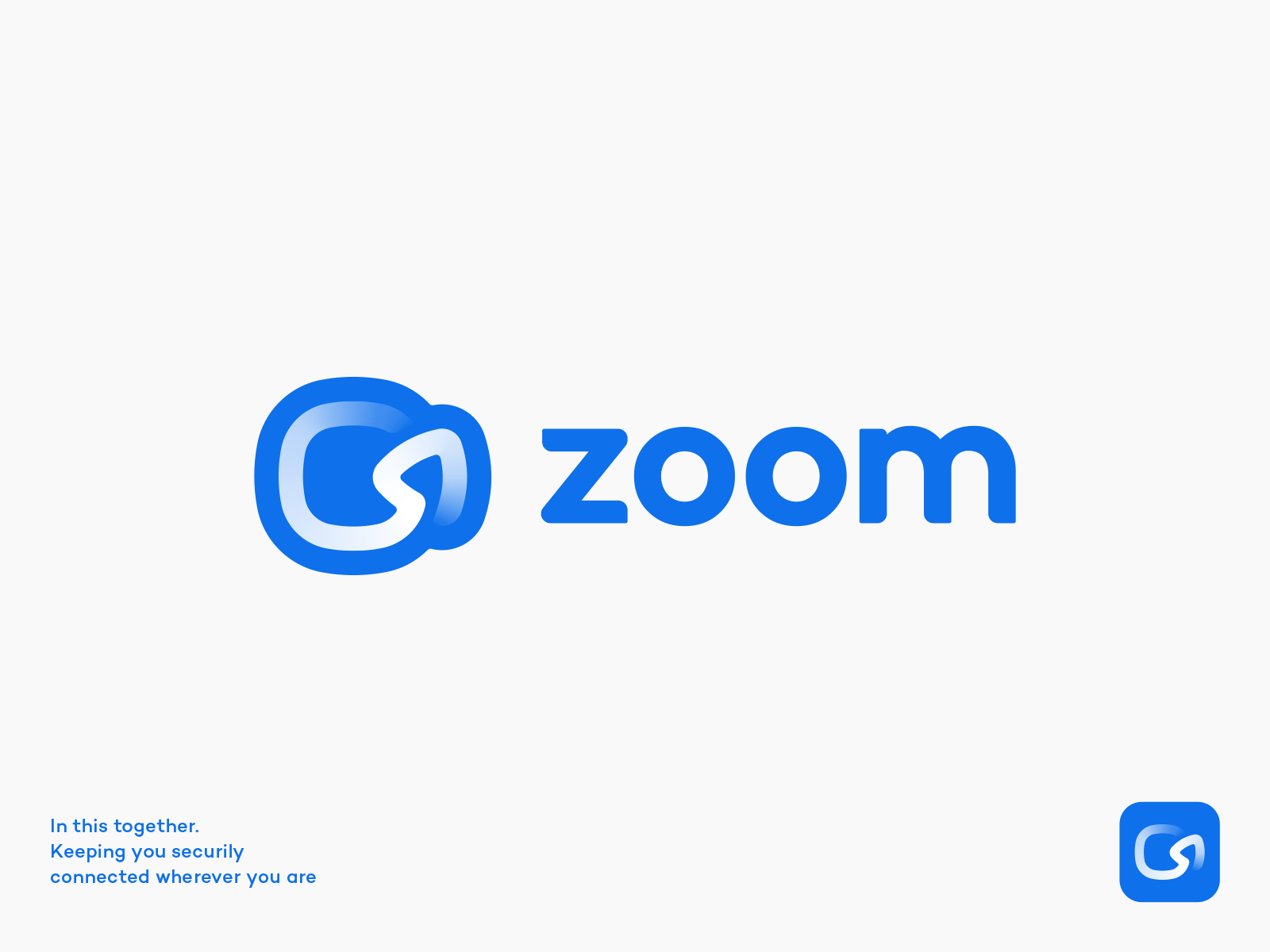 Zoom Logo Redesign Concept design app icon app logo chat gradient conn.webp