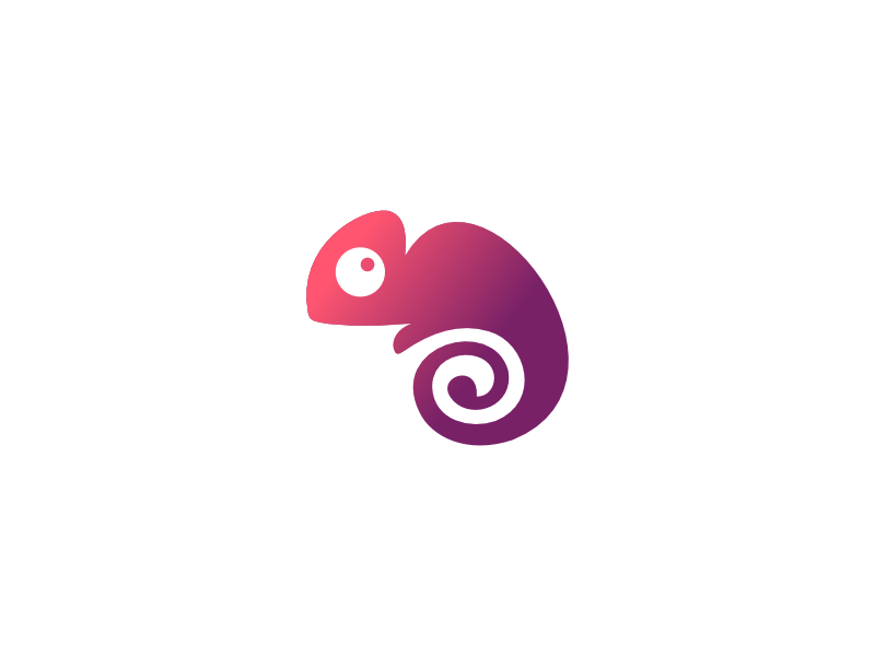 Chameleon brand icon drawing logomark doodle logo chameleon lizard ani.png