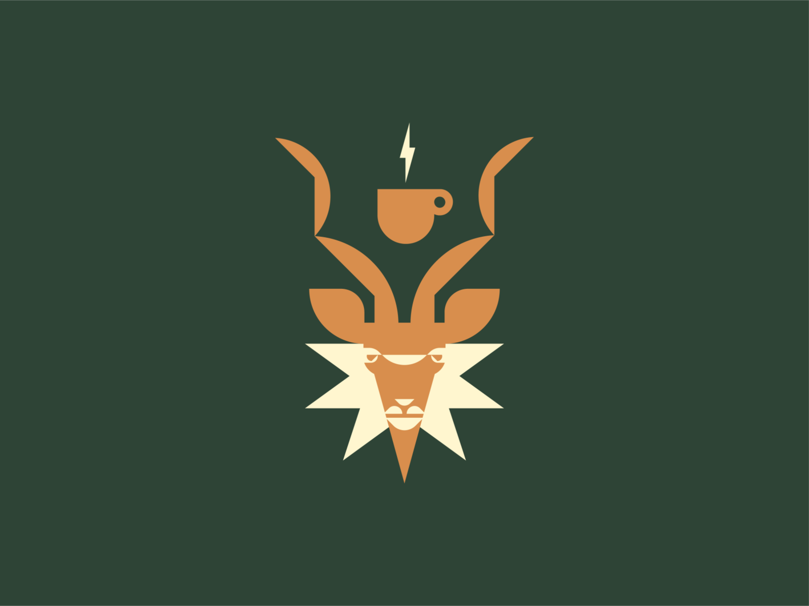 Kudu antlers antler packaging brand identity wildlife antelope star et.png