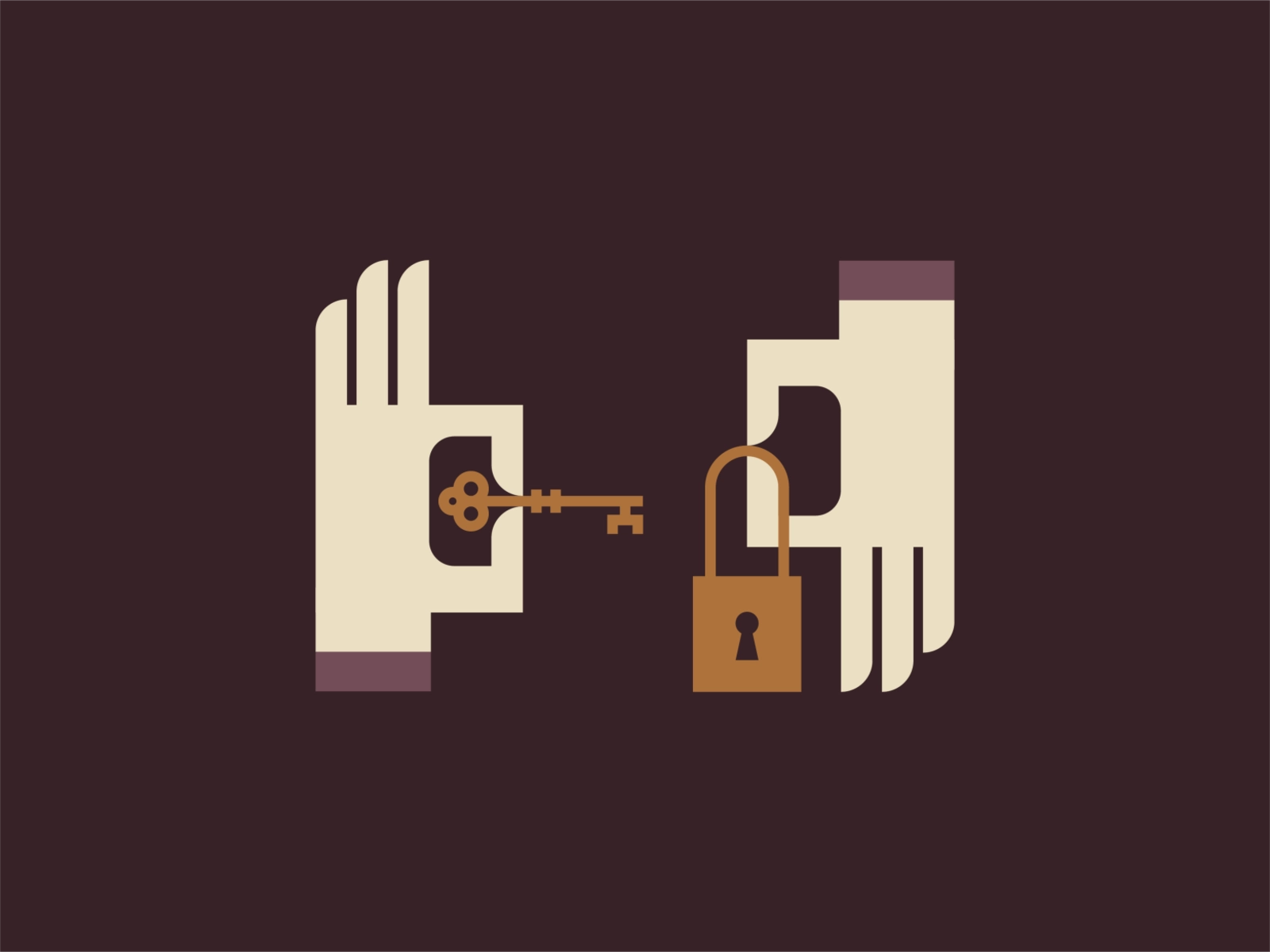 Lock  Key retro vintage unlock symmetrical symmetry gold bronze abstra.webp