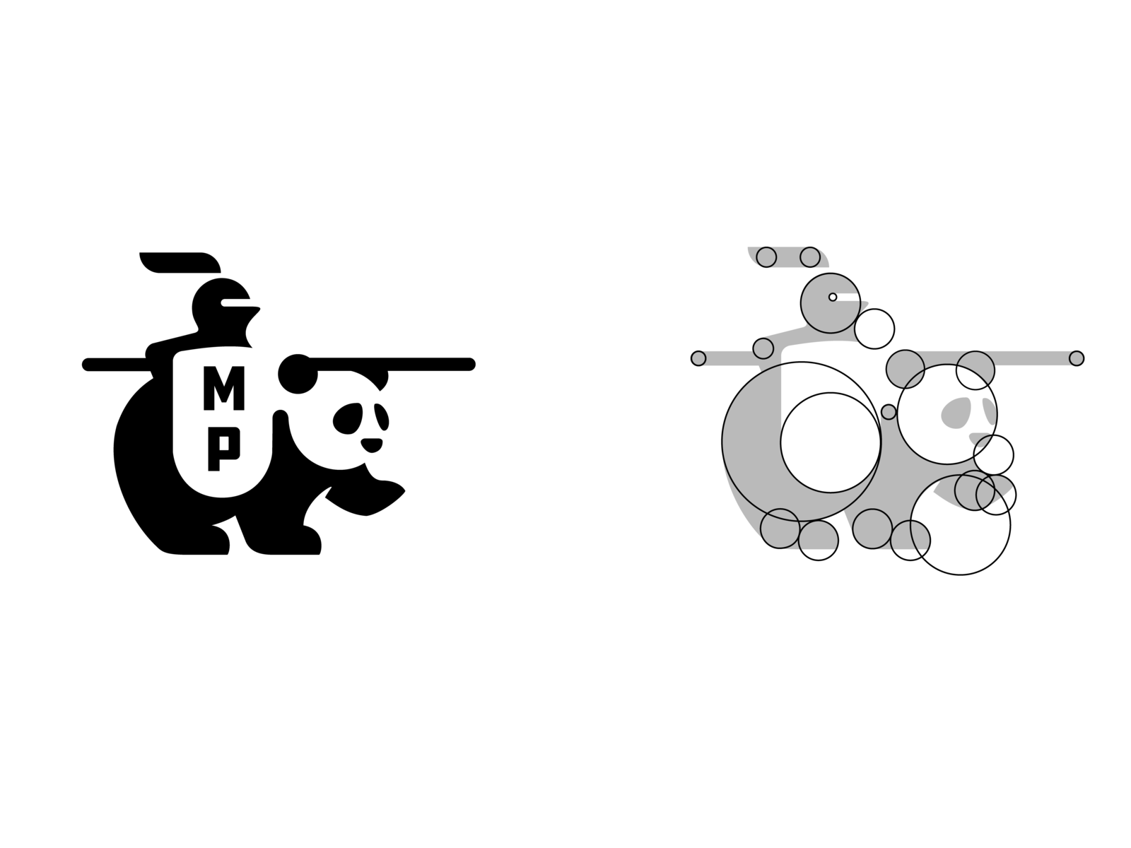Panda Knight personal brand brand identity badge shield knight bear pa.png