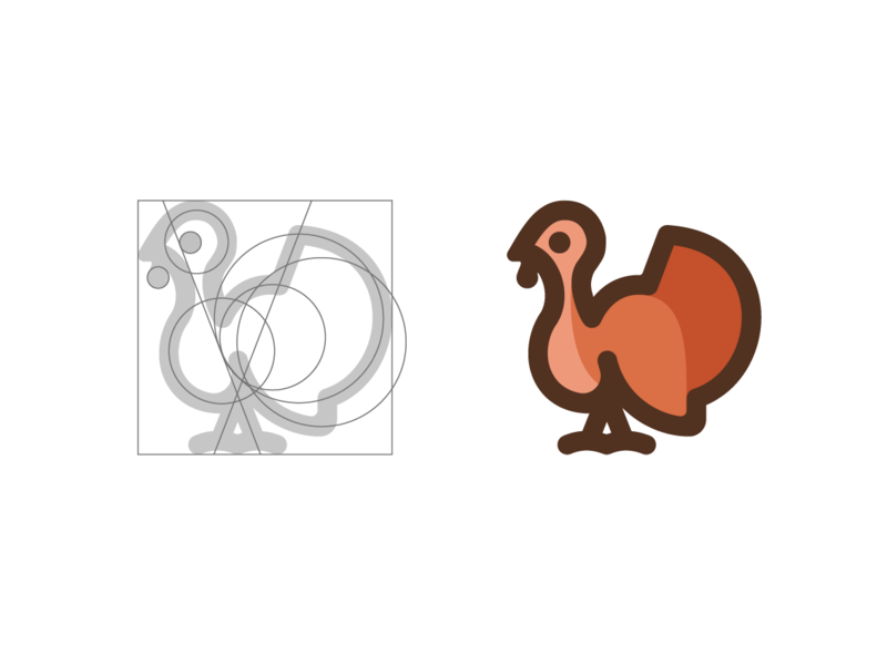 Thanksgiving Turkey wing circle grid golden ratio bird animal geometri.png