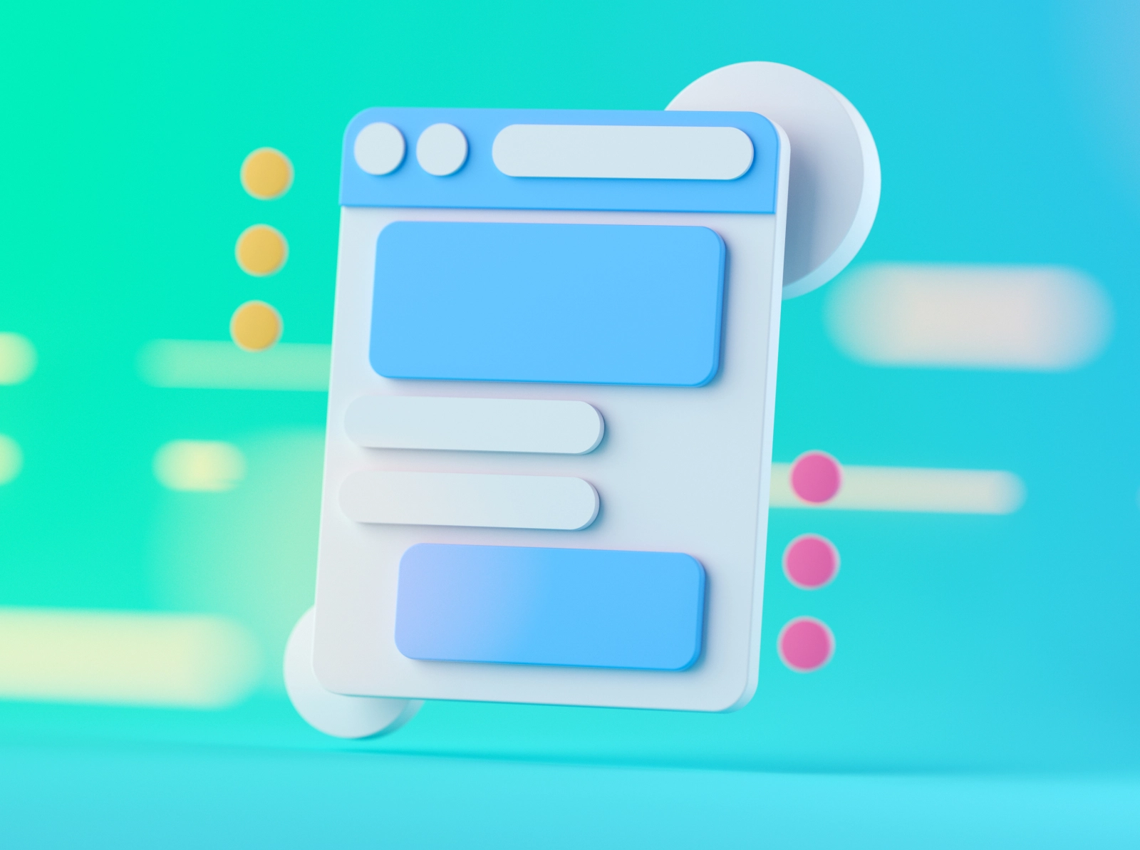 3D UI Element uidesign user interface uiux ui ux octane cinema 4d isom.webp
