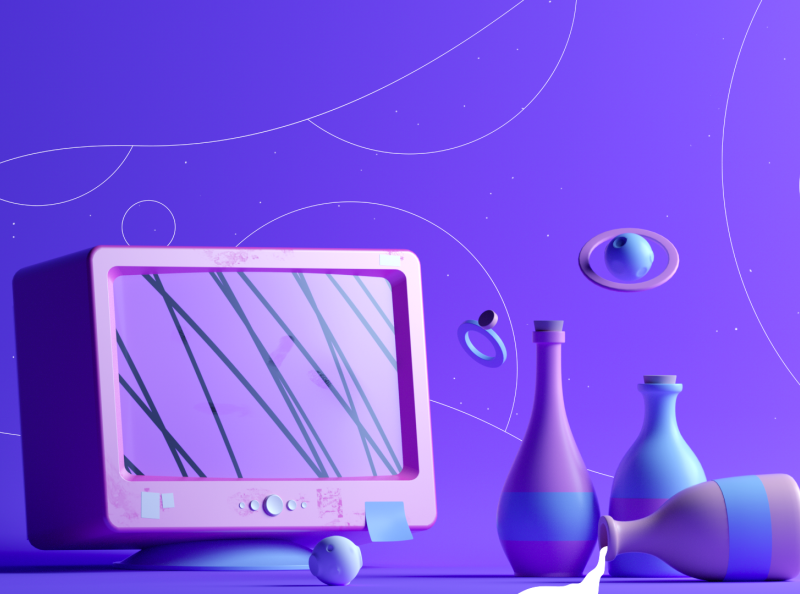 Computer Styleframe isometric branding illustration cinema 4d octane s.png