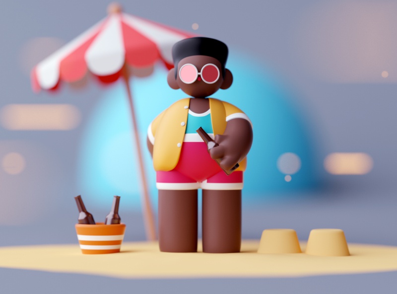Enjoying low poly game design cartoon characterdesign characters lowpo.jpg