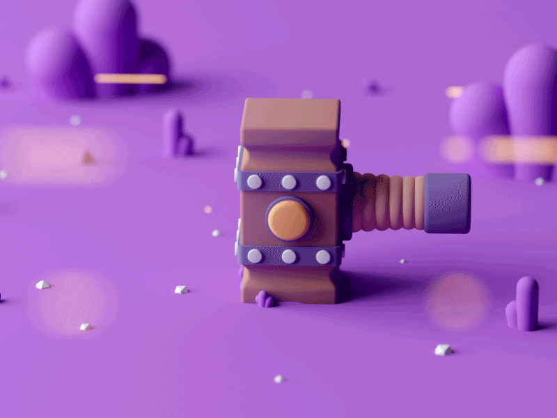 Hammer motion design characterdesign hammer animation motiongraphics l.gif