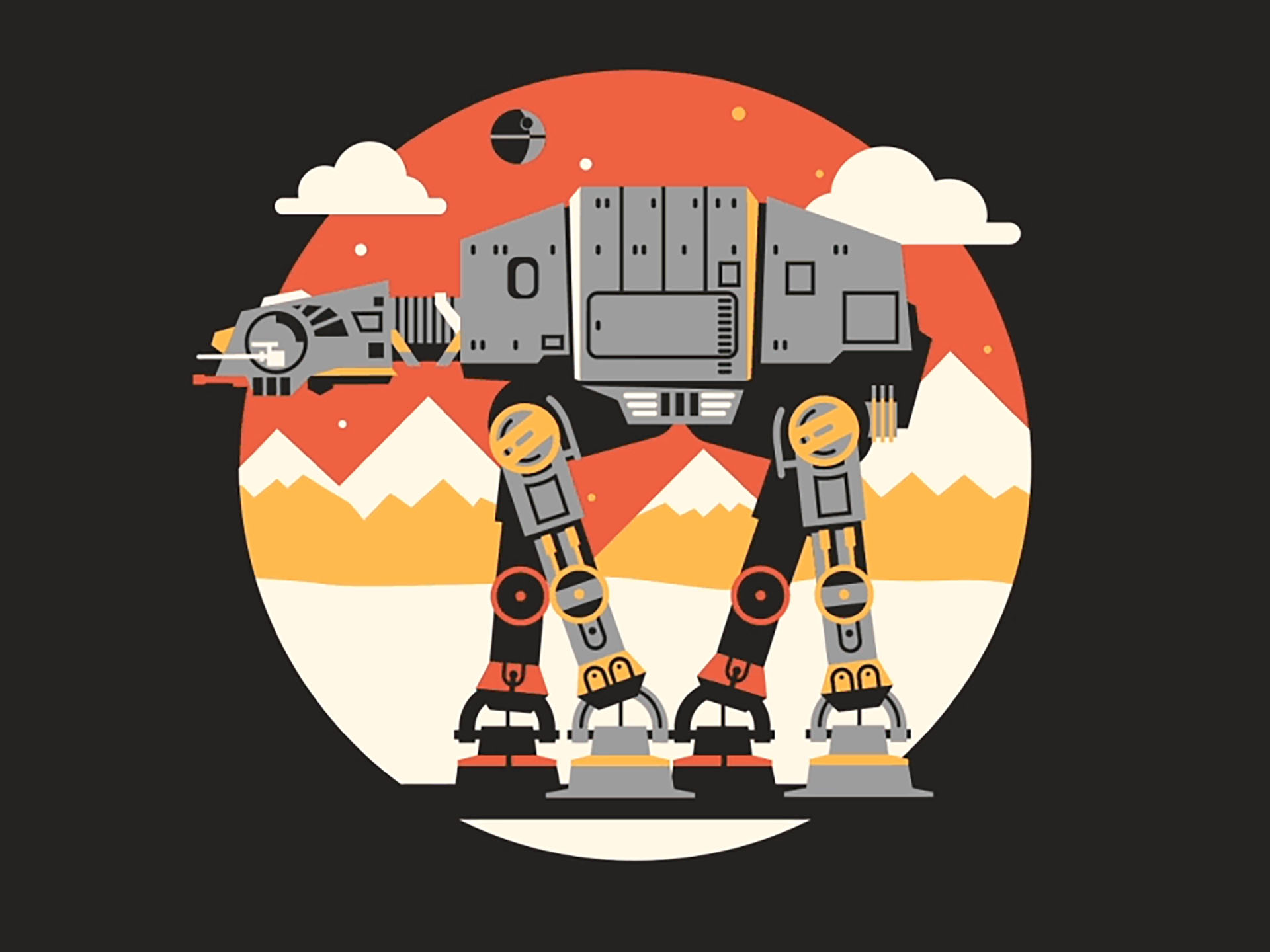 AT-ATBT star wars space tbt atat walking walk cycle down the street de.jpg