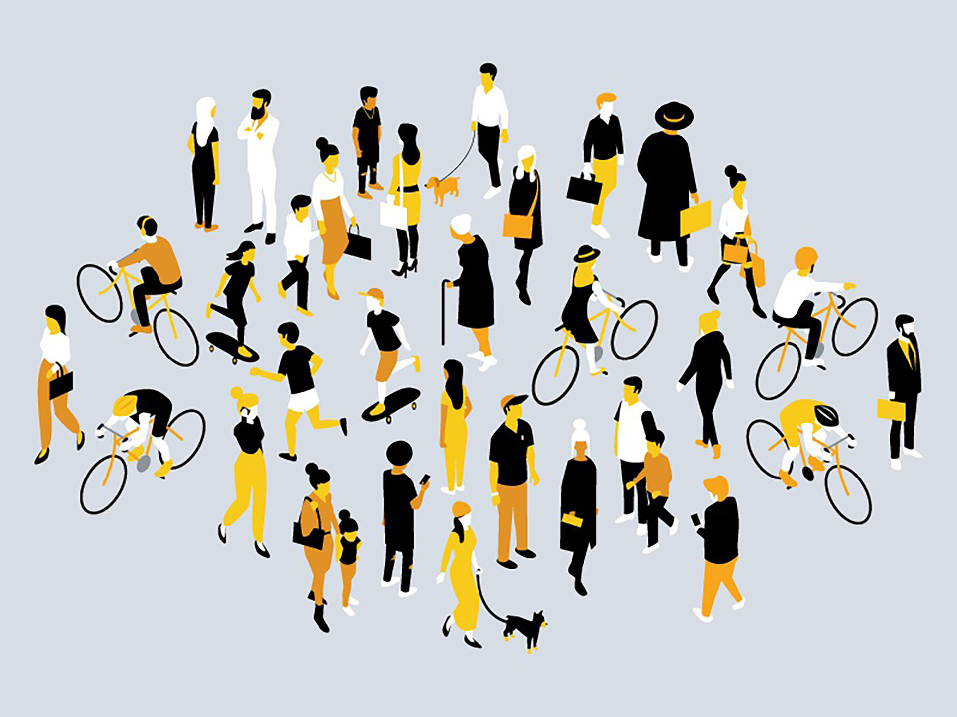 Peeps of Glendale down the street designs poster isometric fashion cha.jpg
