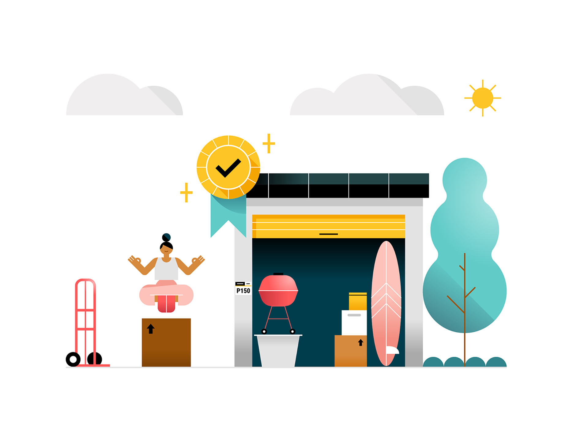 SmartMarket Reservations geometric illustrator adobe down the street d.jpg