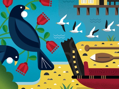 Bay Of Islands art print illustration.jpg