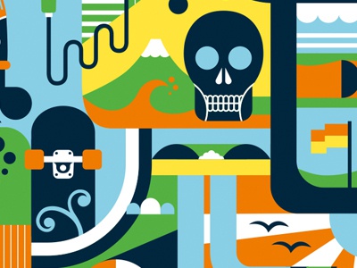 No Cure Magazine close up 1 skateboarding skateboard vector skull.jpg