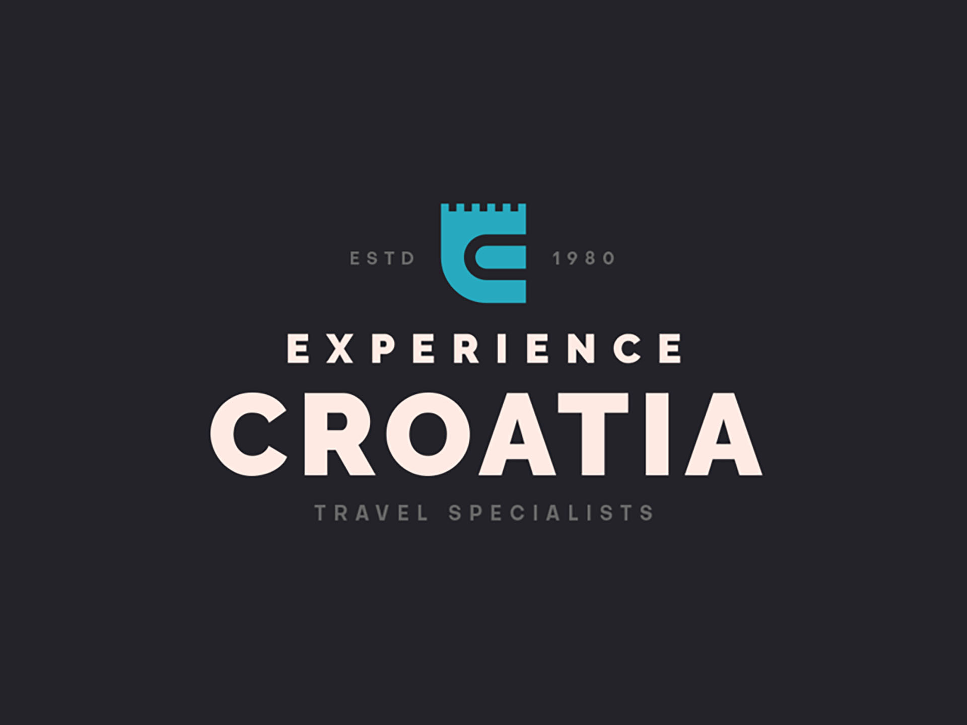 Experience Croatia pt. 1 typemark design geometric lockup logo design.jpg
