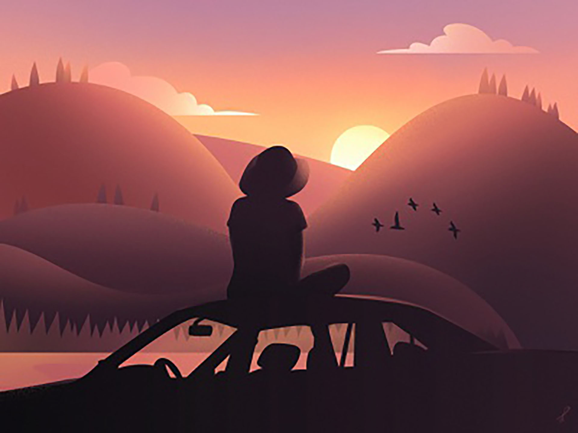 Nothing Else Needed forest vacation holidays summer chill fireart stud.jpg