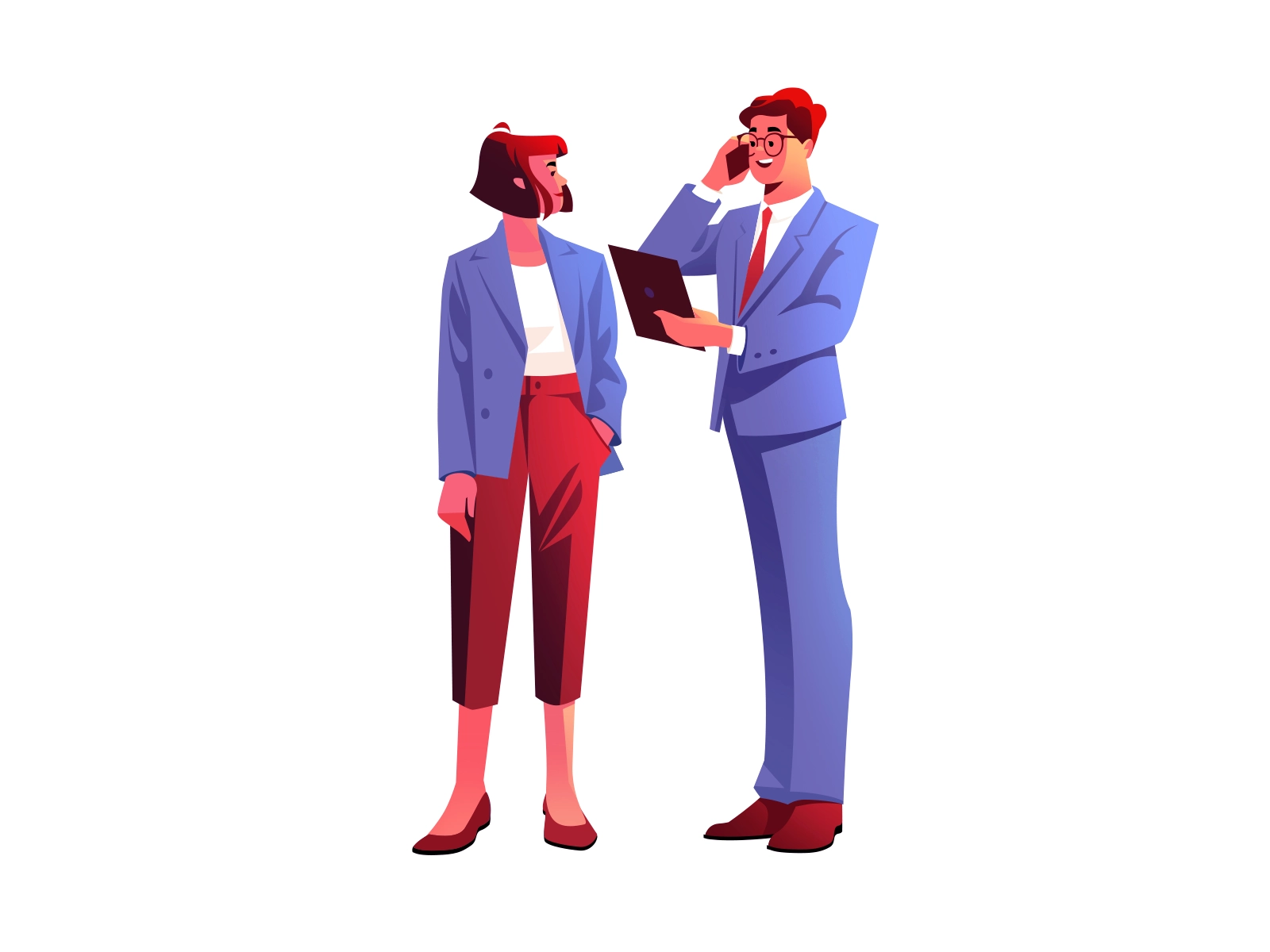 Business Characters 2 graphic girl character digital art character ill.webp