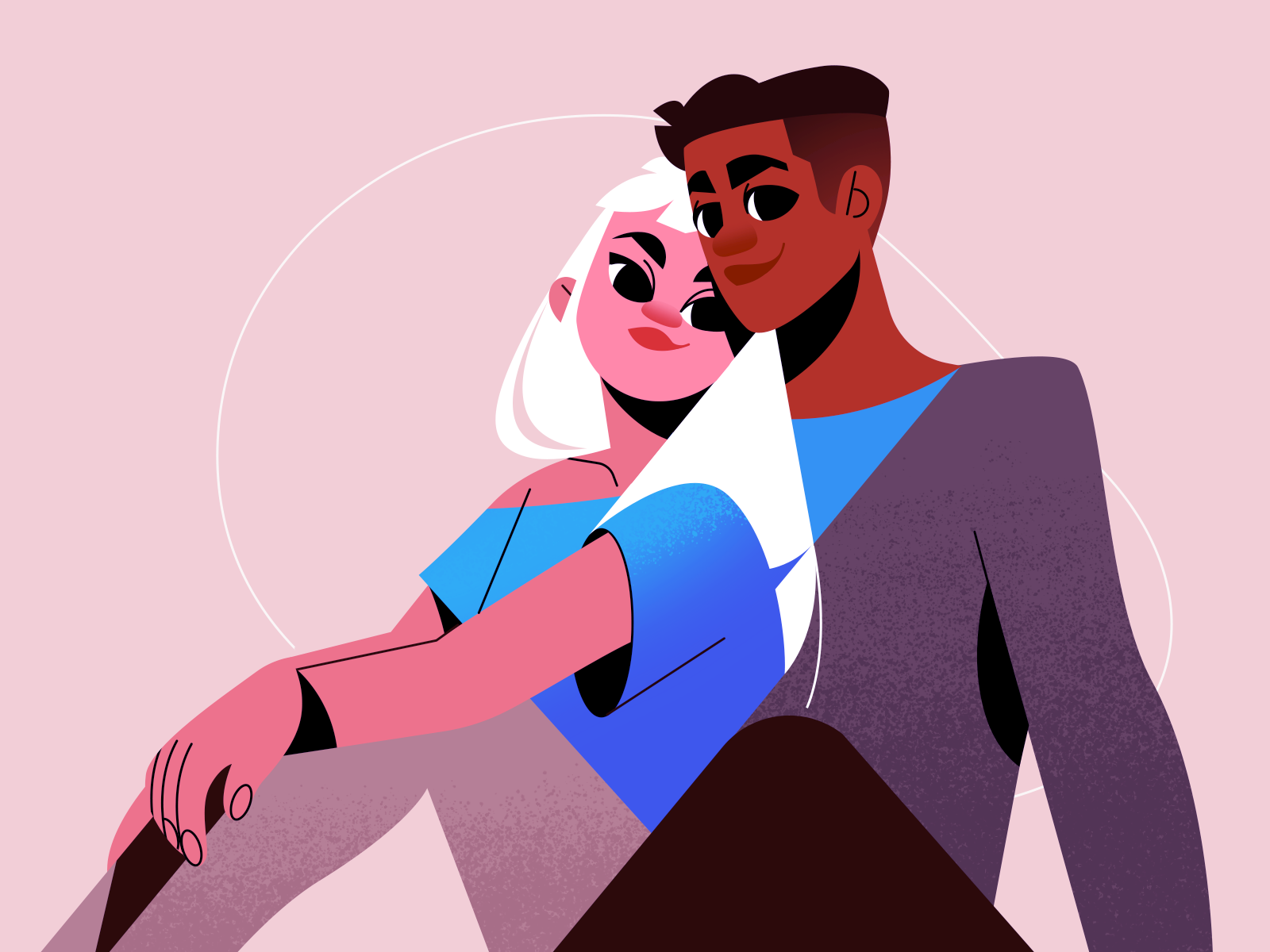 Couple Lounging couple boy girl graphic digital art character illustra.png