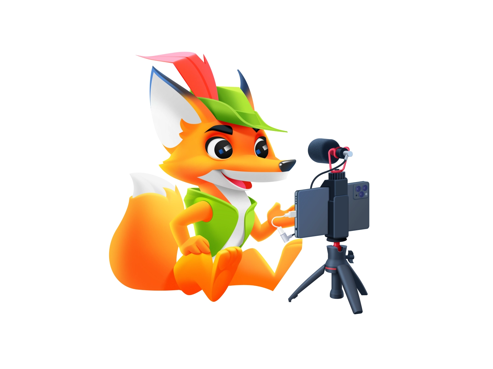 Friendly Fox Mascot mascot review animal digital art character illustr.webp