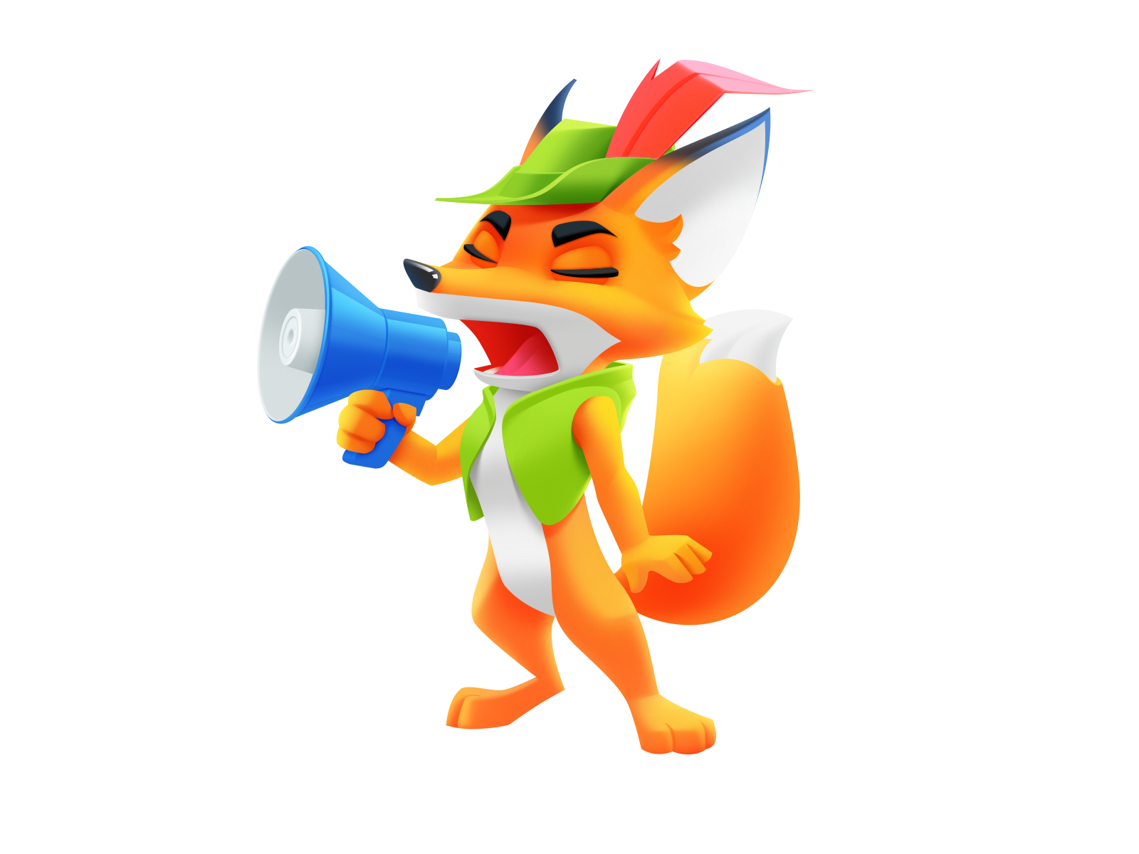 HostAdvice Fox Mascot logo hosting company mascot character mascot des.png
