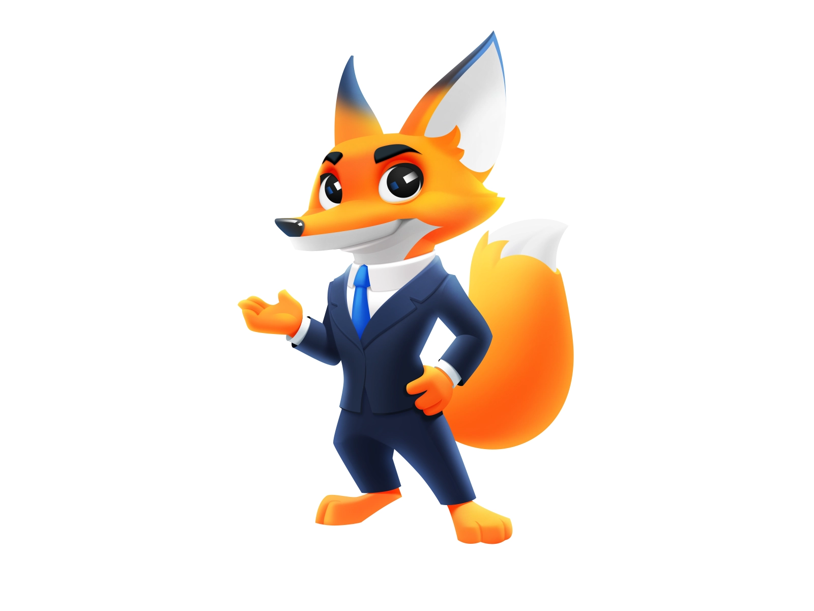 HostAdvice Fox business mascot design animal character illustration il.webp