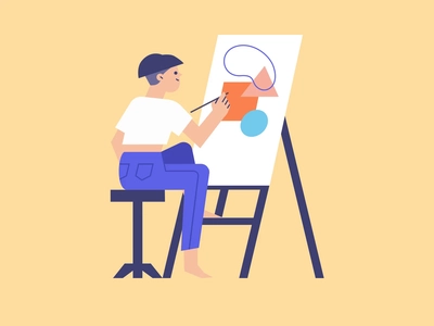 Online School Animated Illustration Canvas Painting education paint di.webp