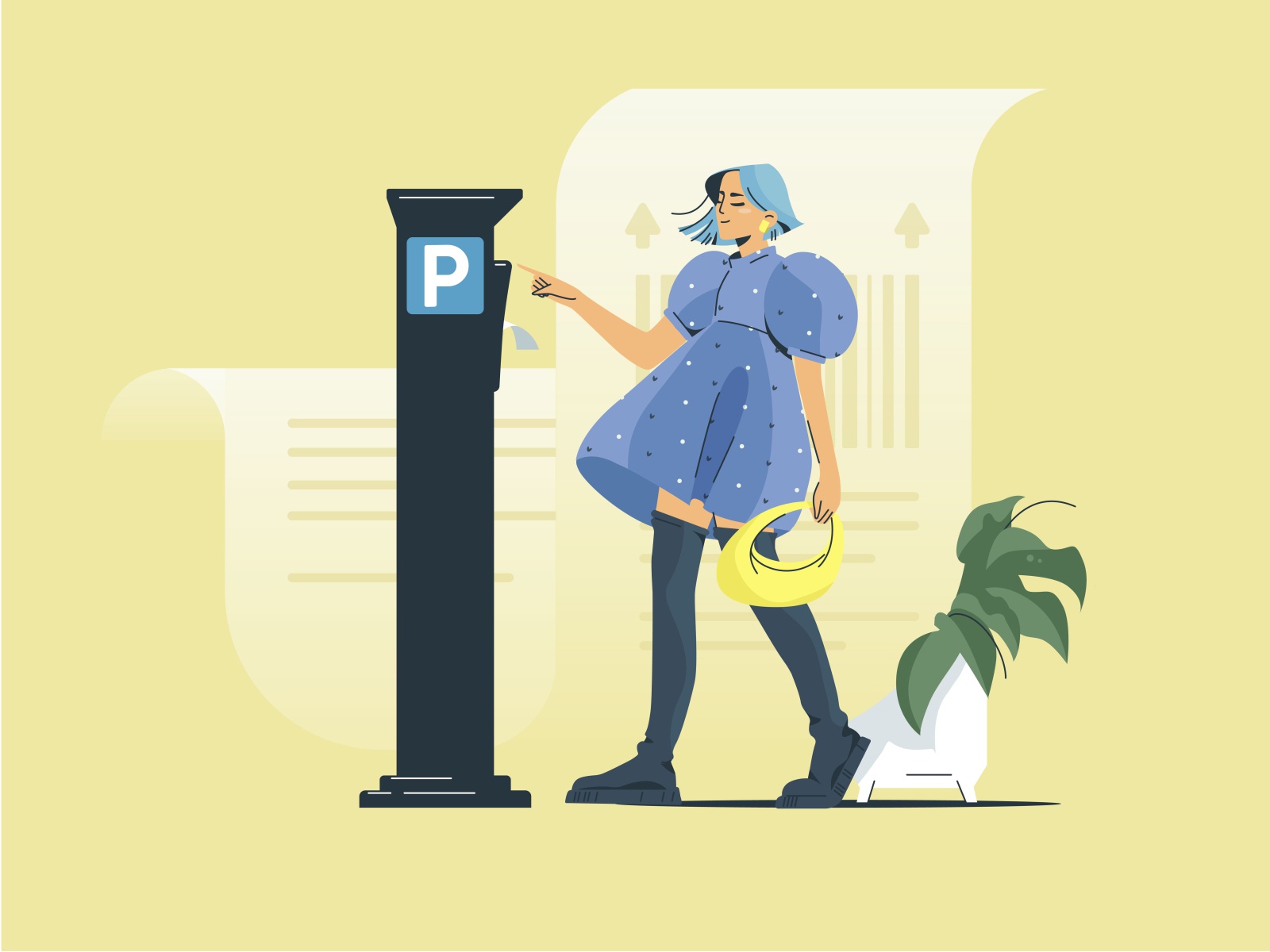 Springtime Feel Feeding The Meter girl illustration girl warmth spring.jpg