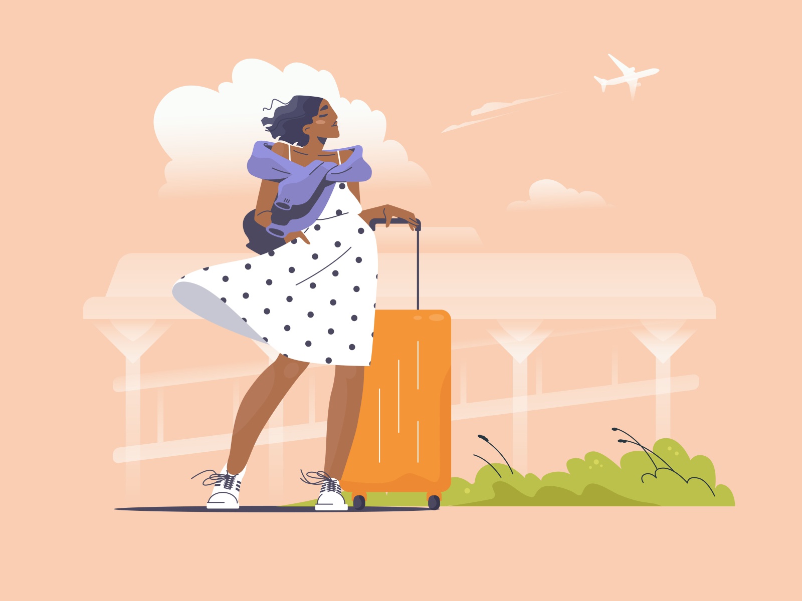 Springtime Feel Setting Out For A Journey airport suitcase adventure s.jpg