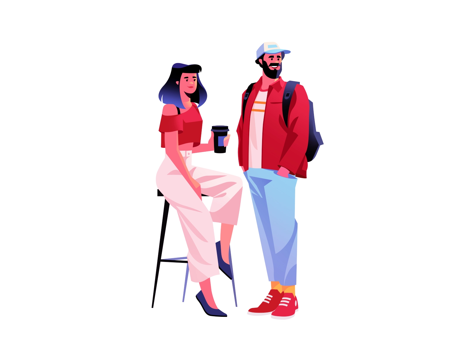 Urban Characters girl character digital art graphic digital artwork 2d.webp
