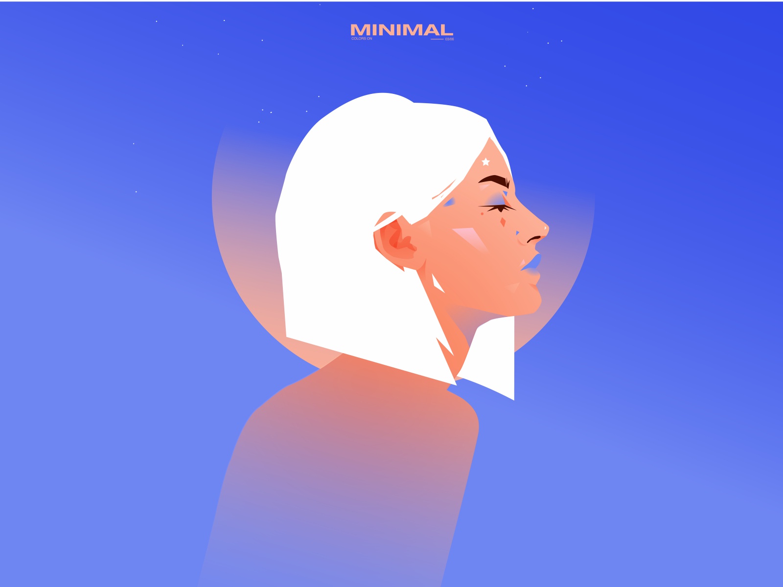 Dreaming makeup vector girl character dreamy dreaming face portrait il.jpg