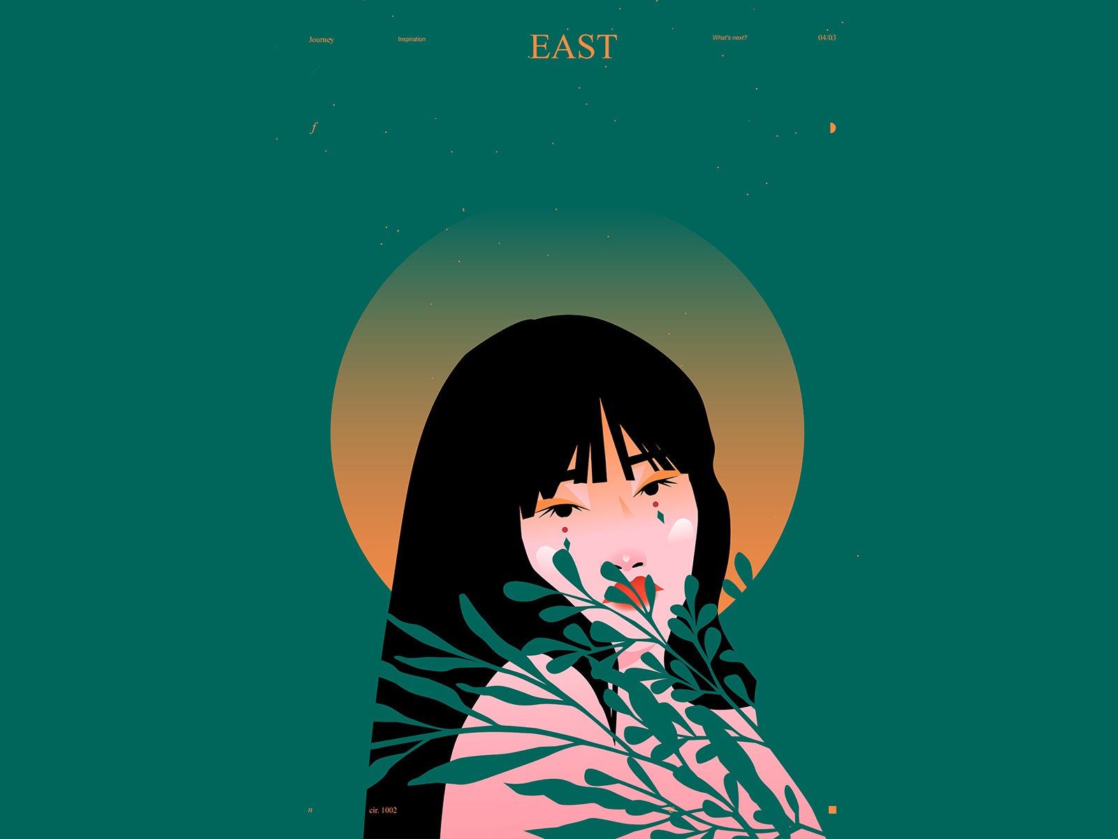 East character portrait illustration girl portrait girl illustrations.jpg
