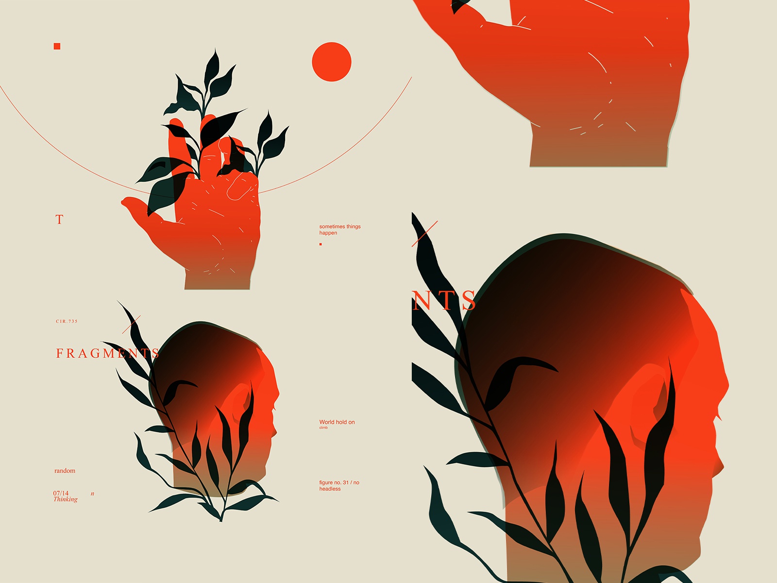 Fragments 735 head face hand layout fragment poster laconic illustrati.jpg