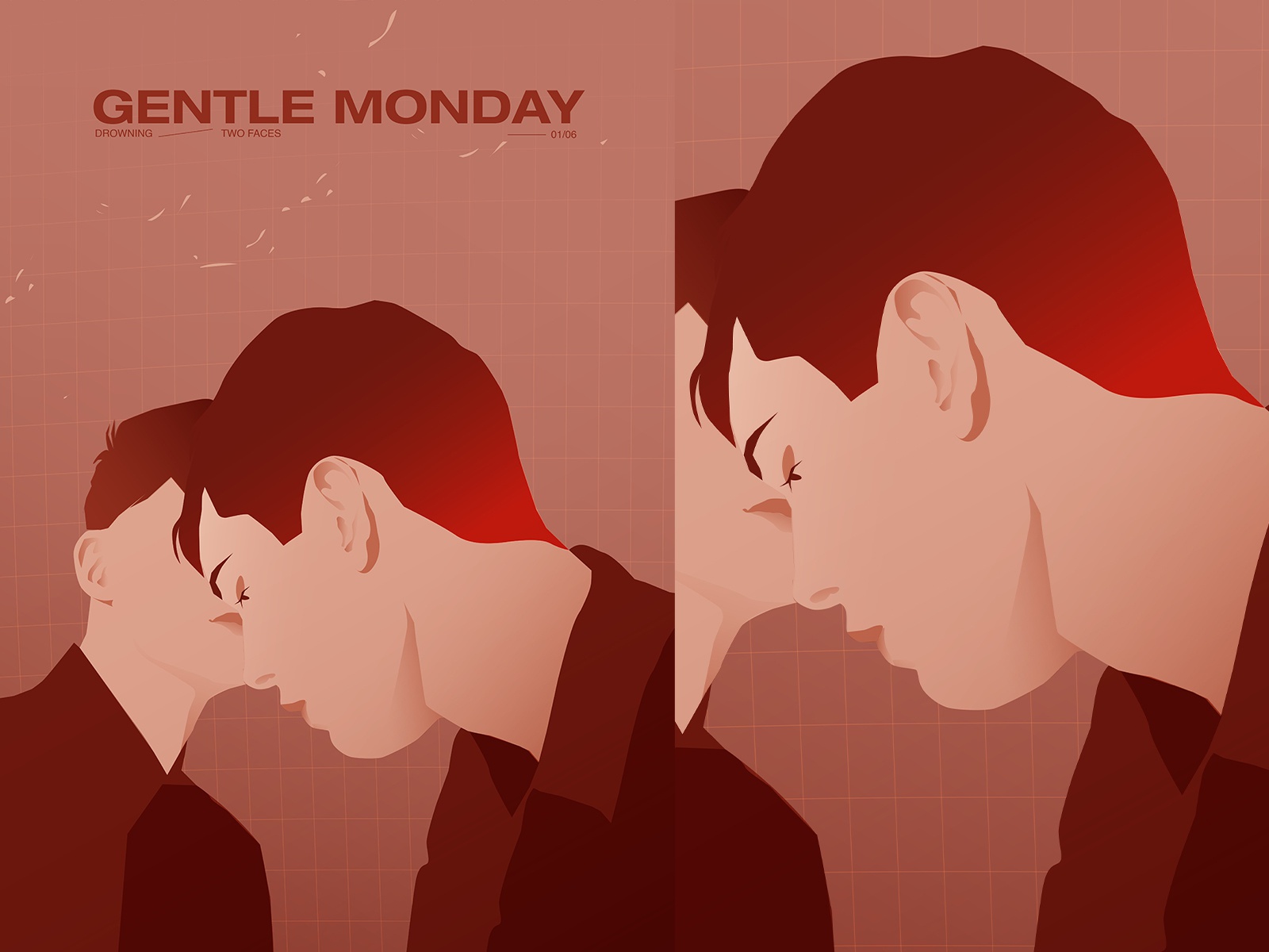 Gentle Monday portrait art lines gentle portrait illustration man boy.jpg