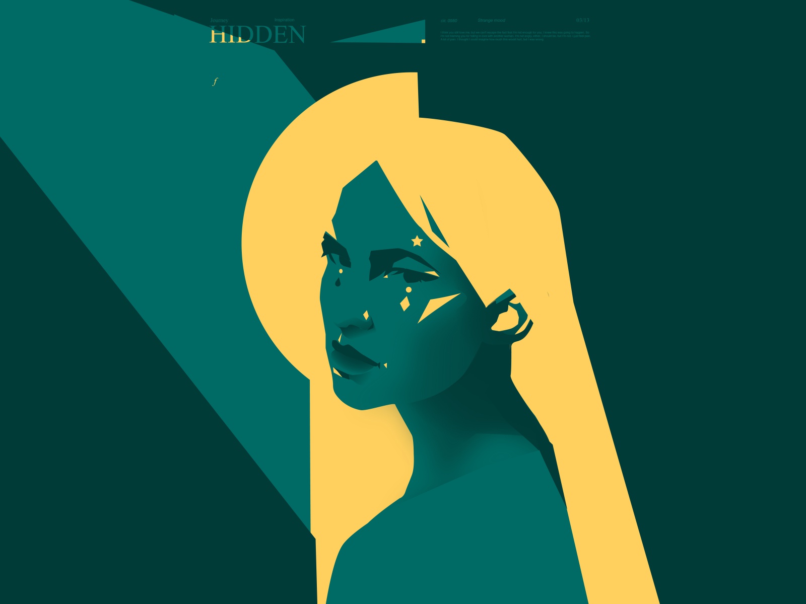 Hidden light make up woman girl portraiti girl illustration portrait i.jpg