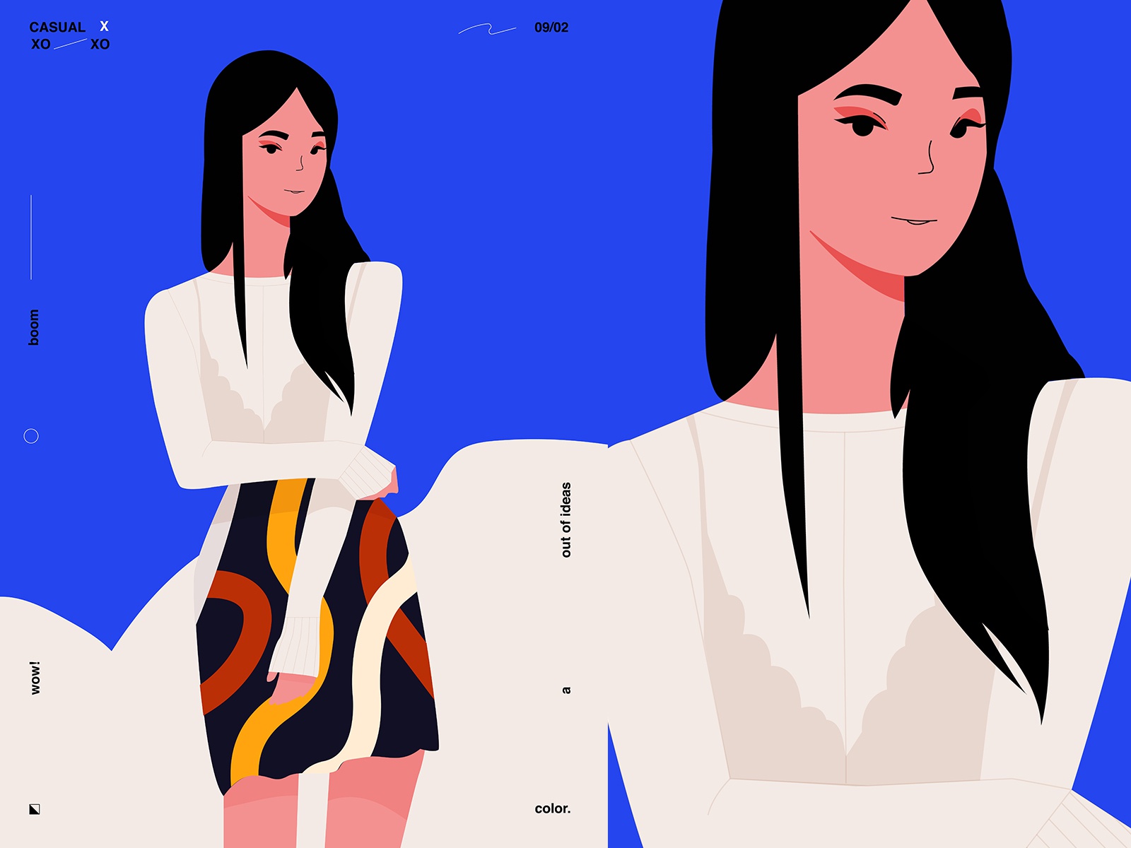 Just a girl postereveryday girl illustration character illustration ch.jpg