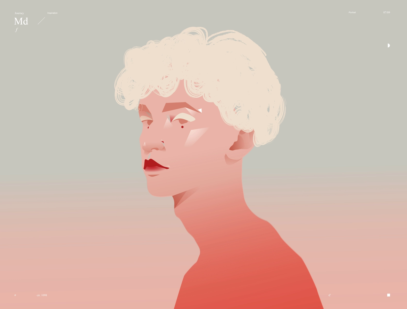 Late portrait vector portrait portrait art portrait illustration portr.webp