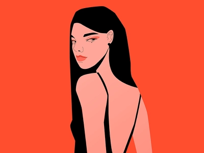 Little Black Dress dresses black girl illustration girl character girl.webp