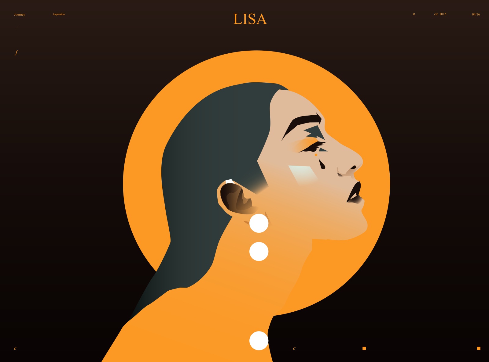 Lisa girl portrait portrait illustration portrait poster art lines pos.jpg