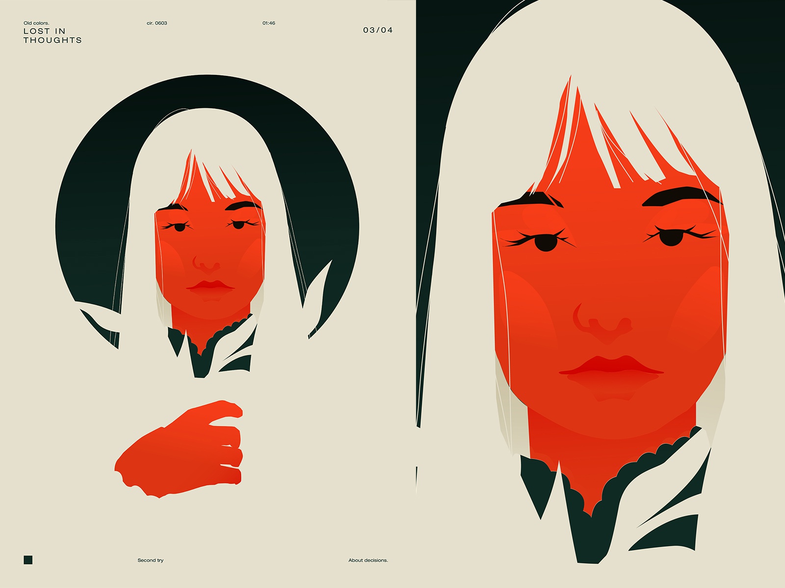 Lost on you girl illustration portrait illustration portrait girl post.jpg