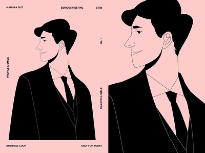 Man In A Suit tie suit profile character illustration character charec.webp