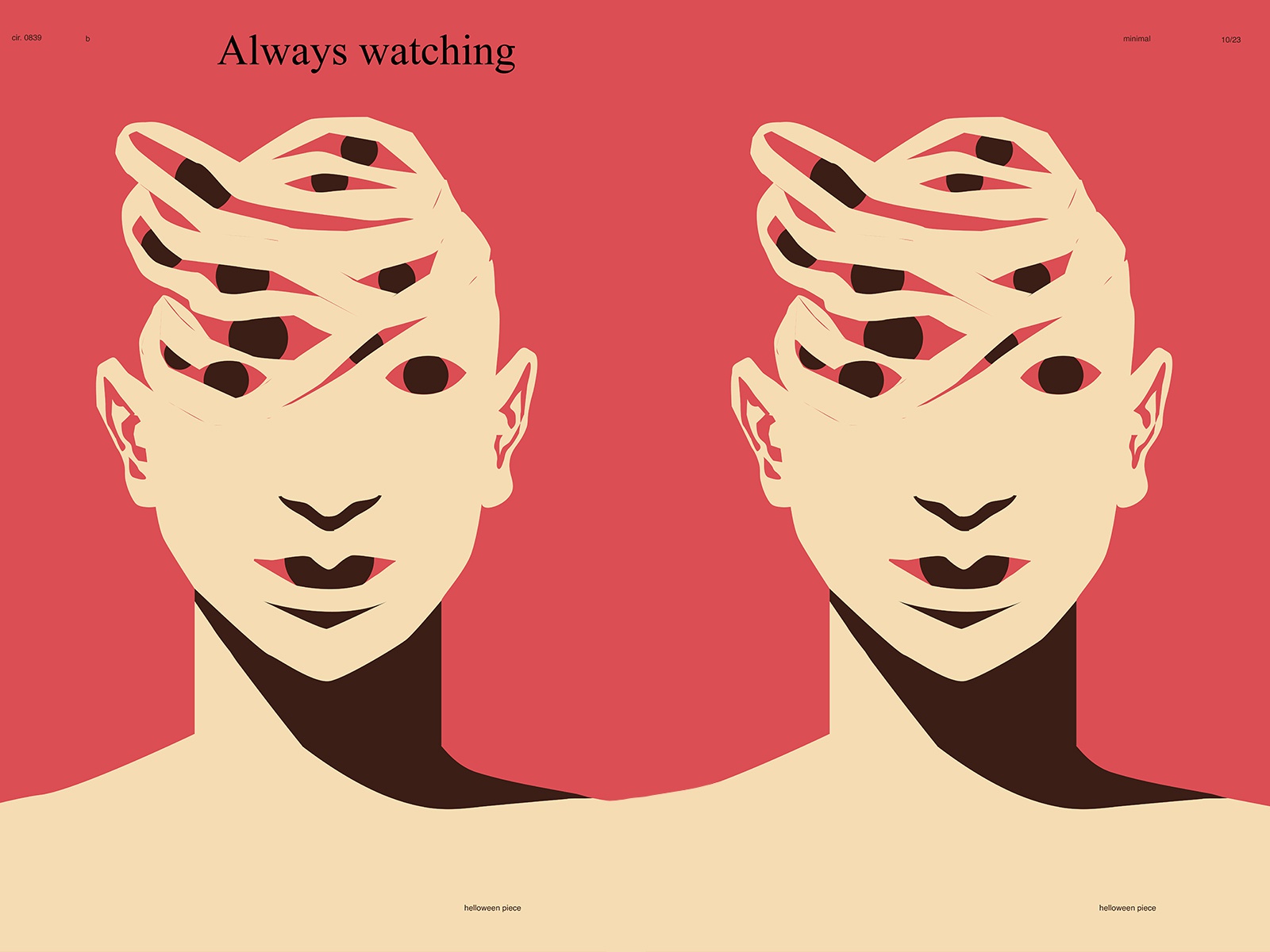 Mummy watching eye illustration eyeball eye halloween illustration hal.jpg