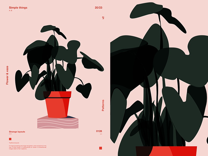 Plant And Vase plant illustration floral leaf plant grid fragment layo.jpg