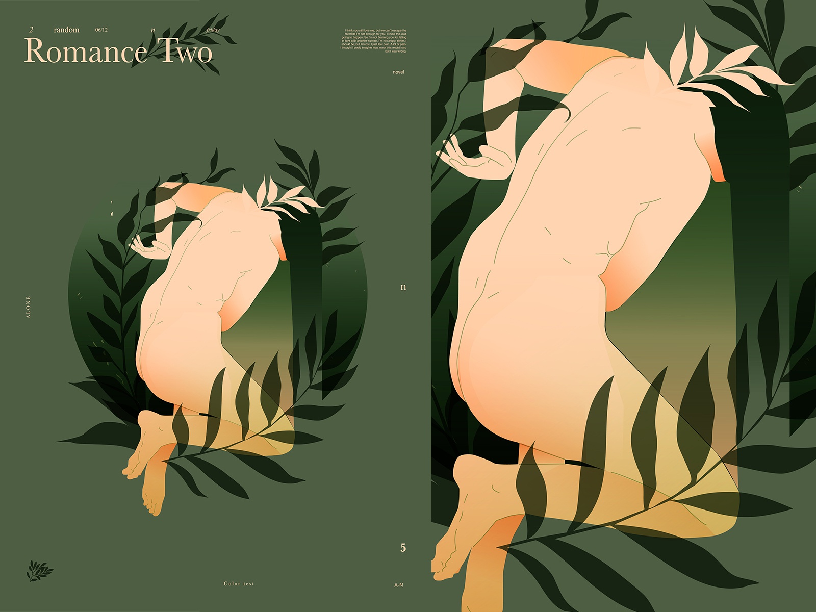 Romance 2 body floral figure drawing woman illustration figure woman p.jpg