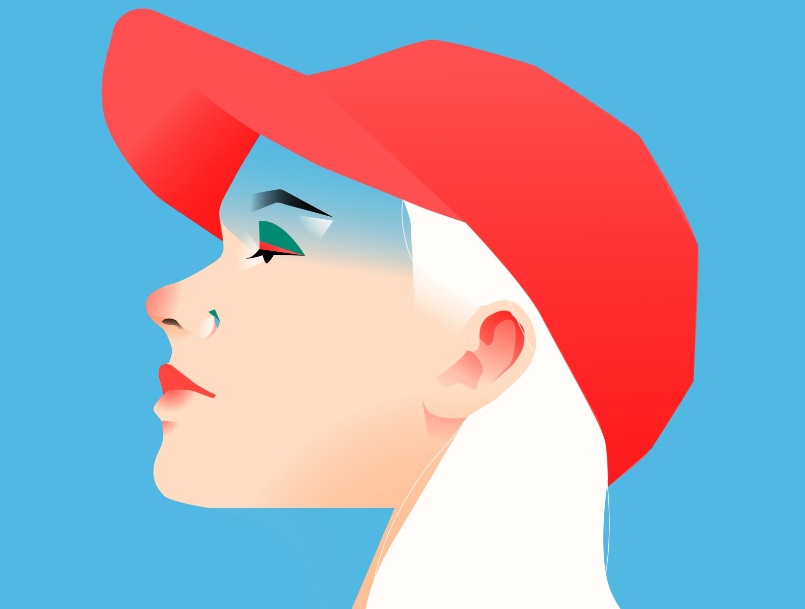Seven bright hat girl portrait girl illustration girl portrait art ful.jpg