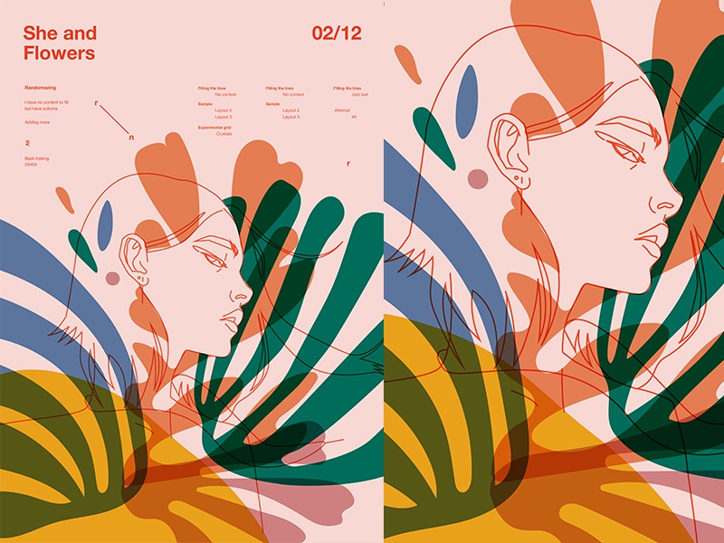 She   Flowers floral pattern floral art floral flowers sexy grid fragm.jpg