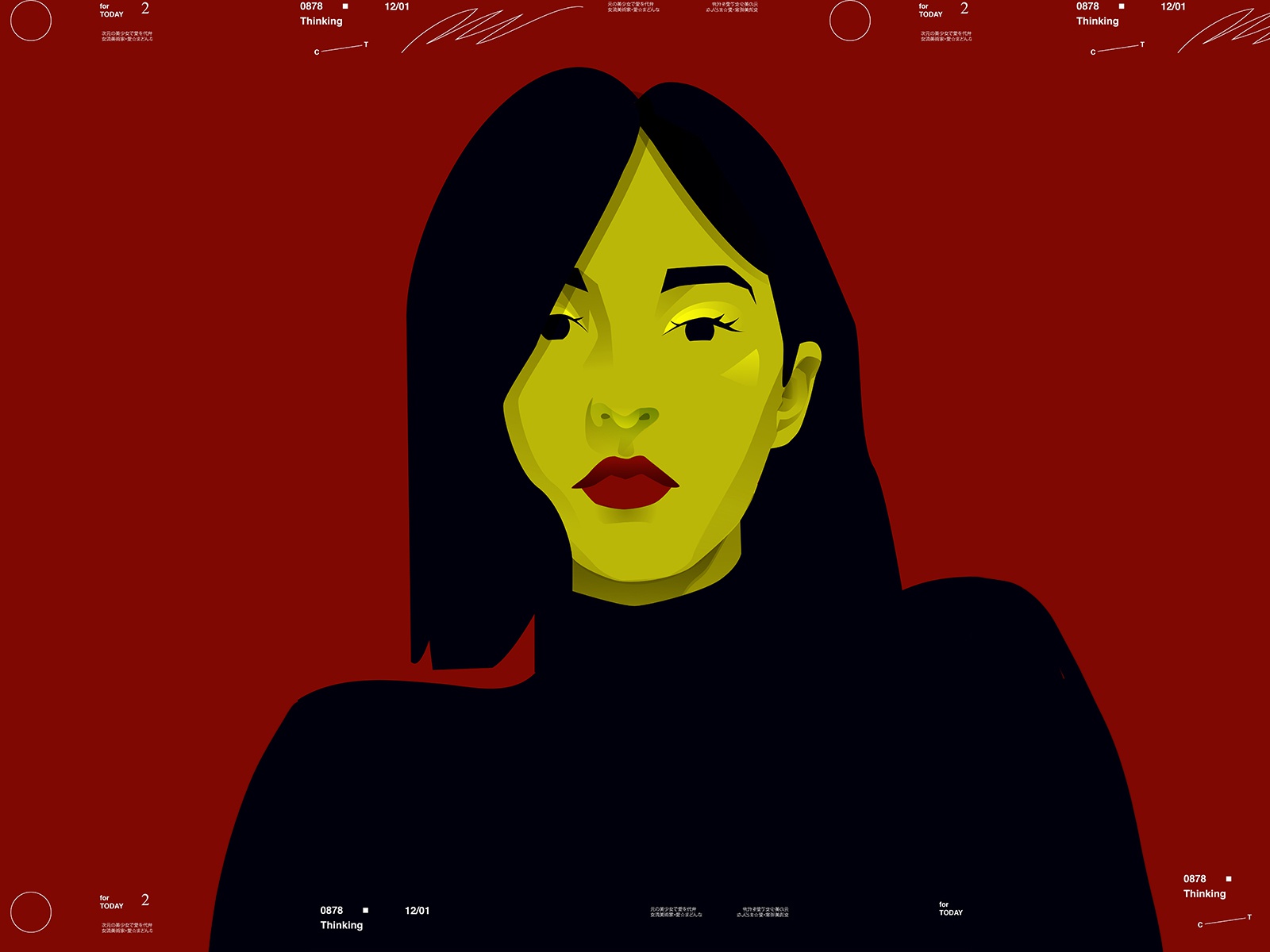 Strange portrait portrait art color women portrait girl portrait portr.jpg