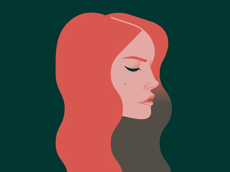 Lana girl illustration colors minimal woman minimalist singer music fl.jpg