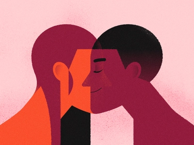 Love smile love boy man woman girl illustration minimalist minimal cha.webp