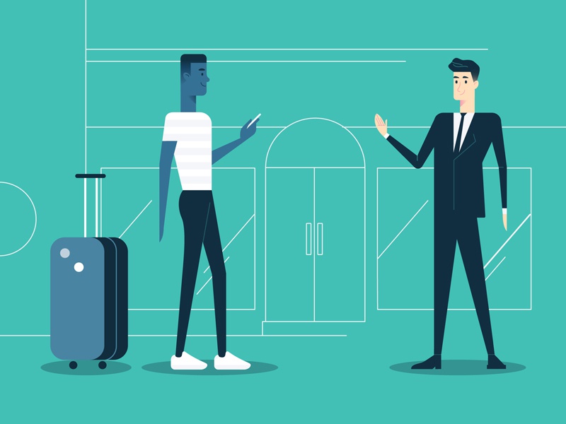 Marcel paris travel tuxedo suitcase vector phone vtc motion illustrati.jpg